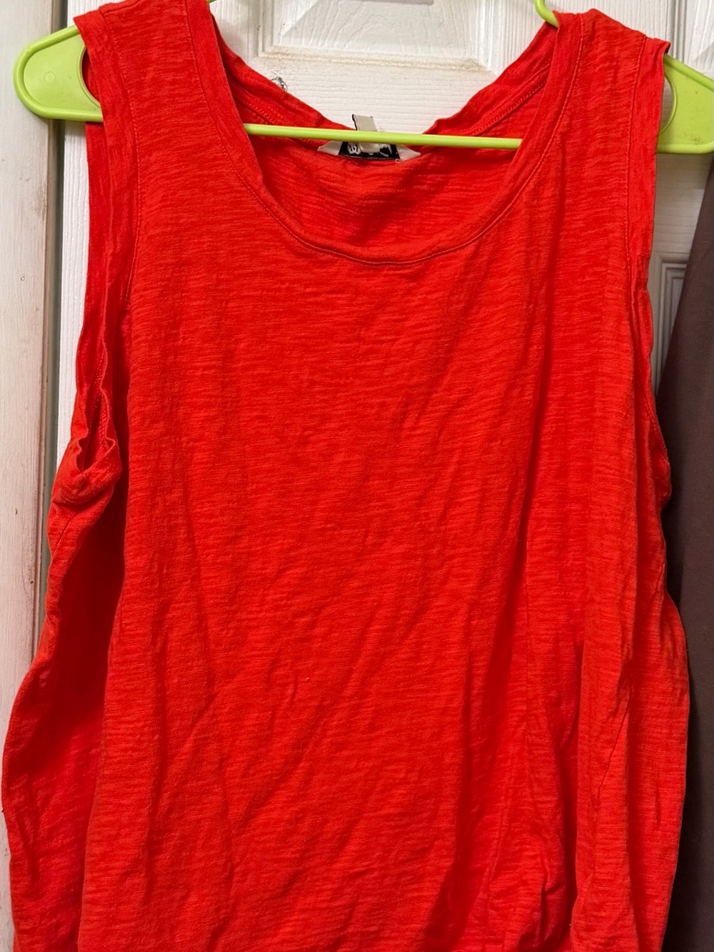 Women’s Sleeveless Red Tank Top - Lightweight